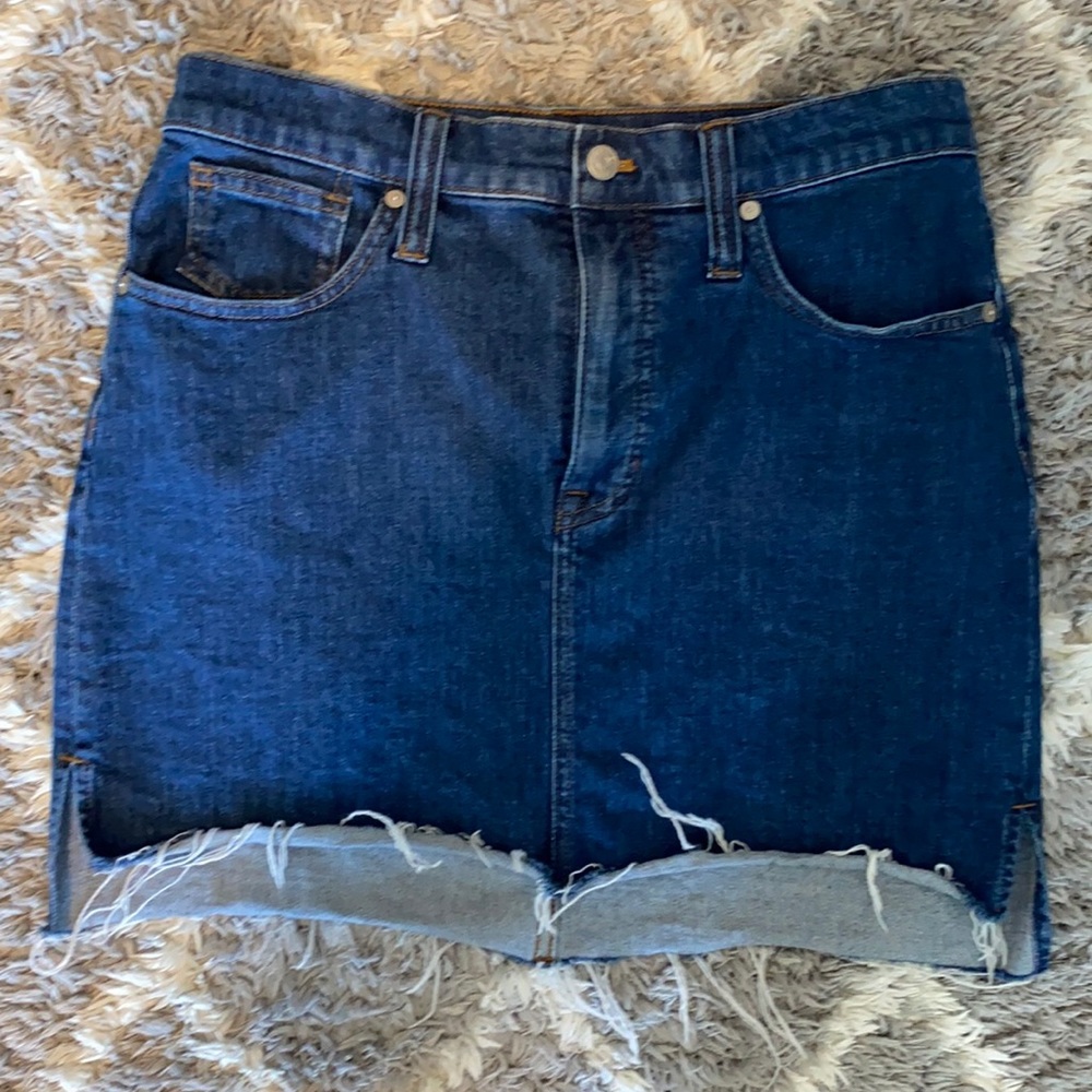Madewell denim skirt